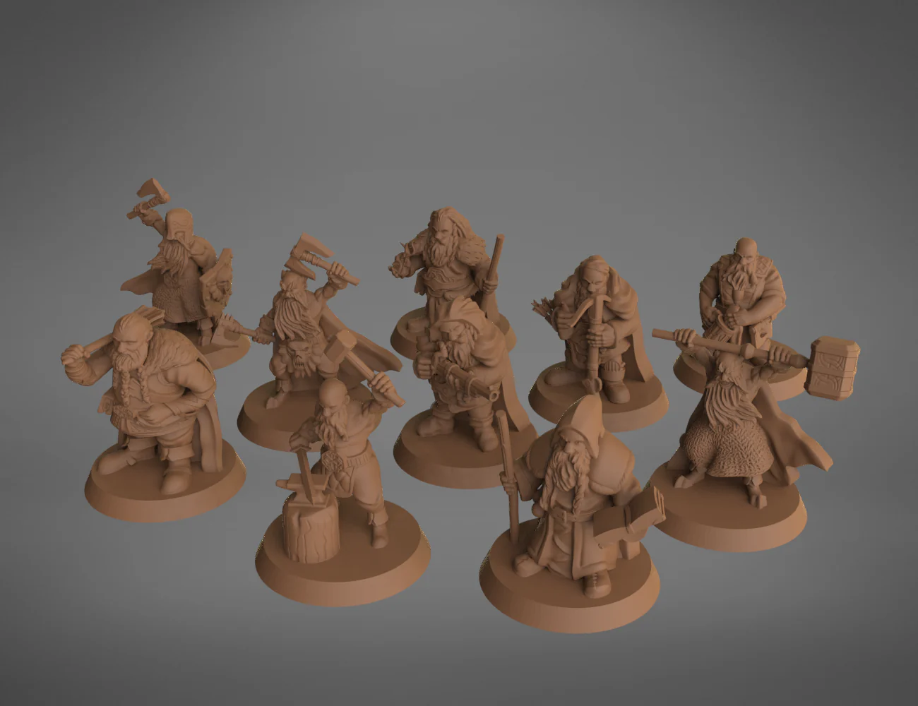 Dwarf Commando - D&D Set