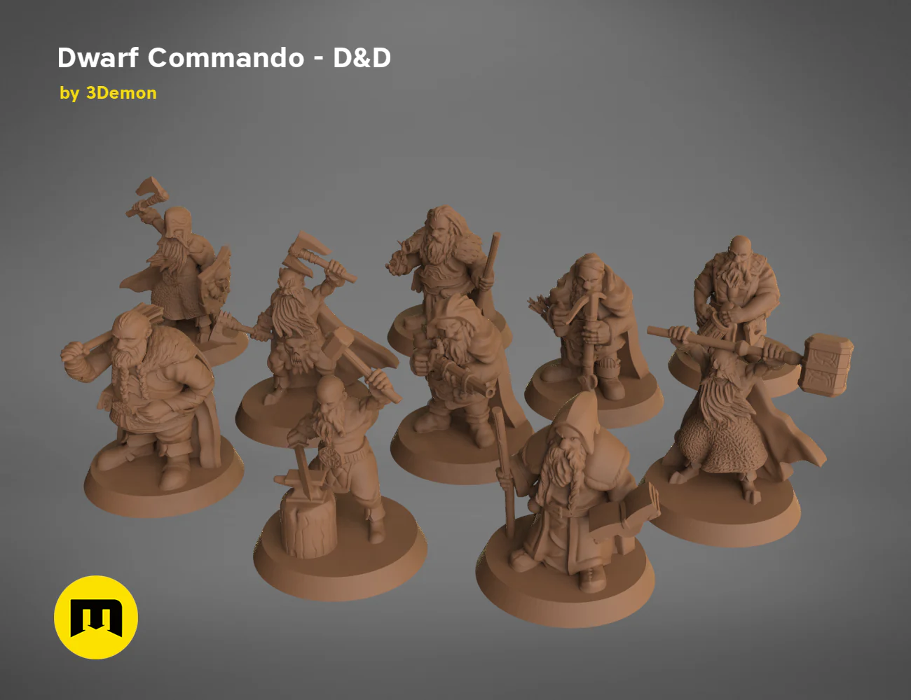Dwarf Commando - D&D Set - Image 2