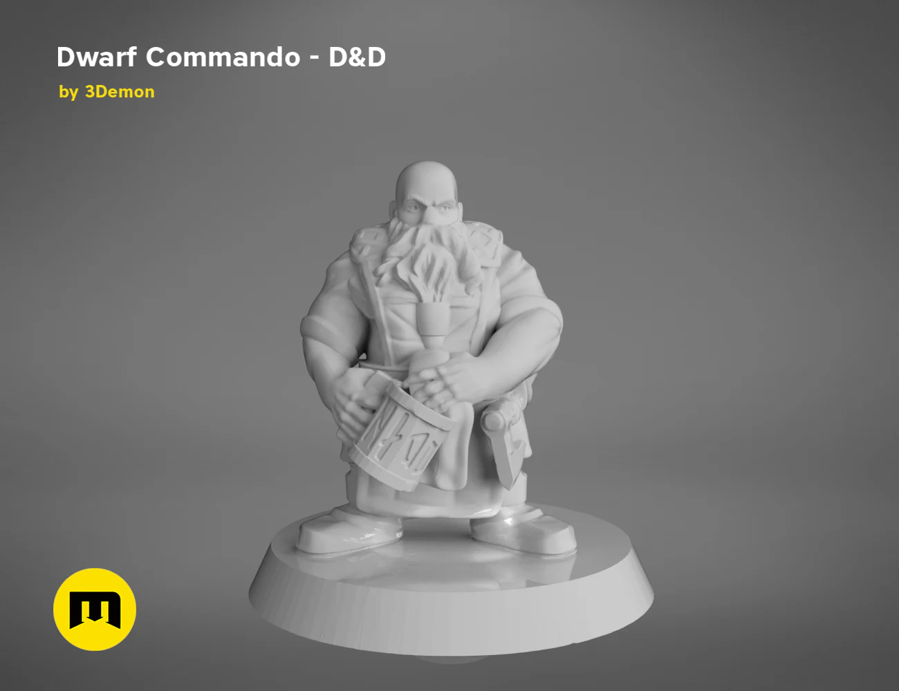 Dwarf Commando - D&D Set - Image 35