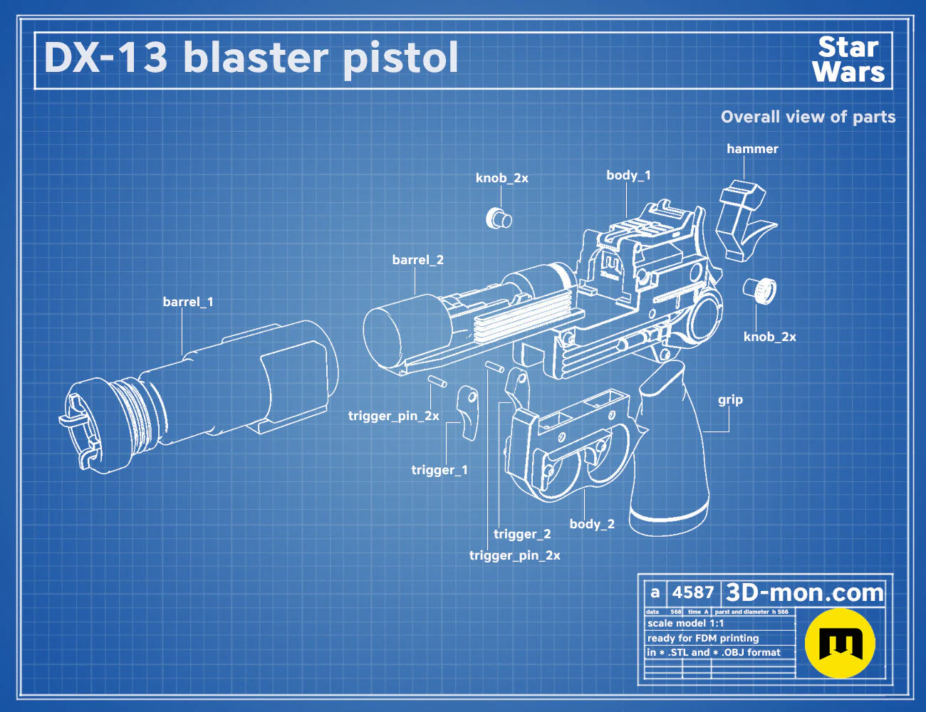 DX-13 Blaster Pistol - Image 4
