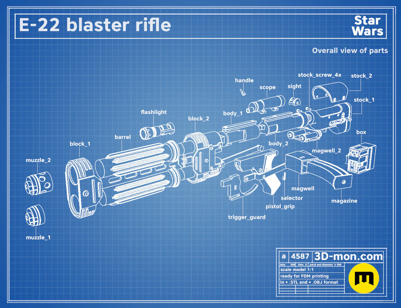 E-22 Blaster Pistol - Image 6