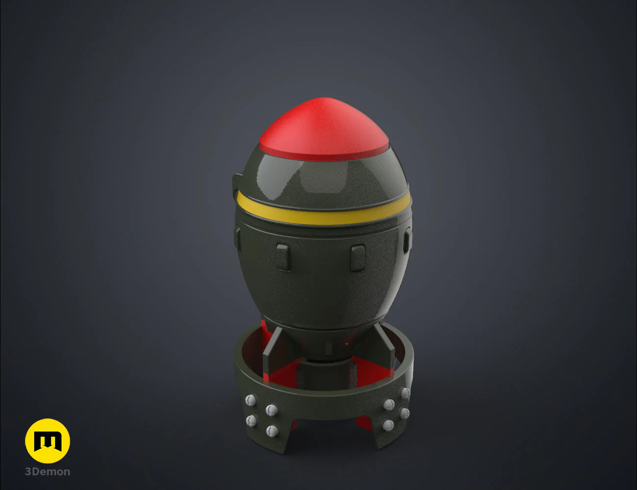 Fallout Mini Nuke Bomb Flower Pot - Image 13
