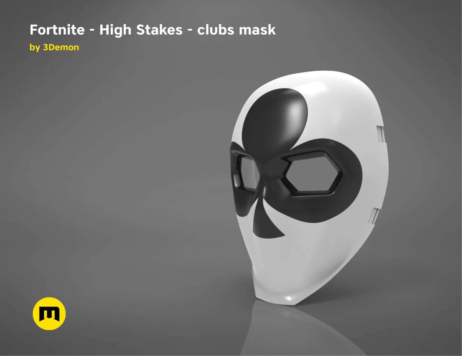 Fortnite - High Stakes - Wild Card masks bundle 3D print model - Image 11