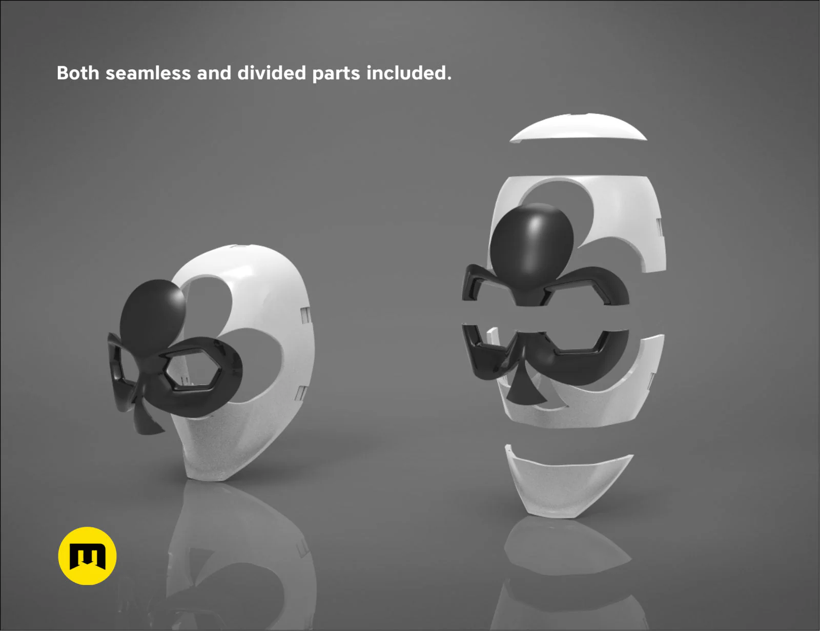 Fortnite - High Stakes - Wild Card masks bundle 3D print model - Image 14