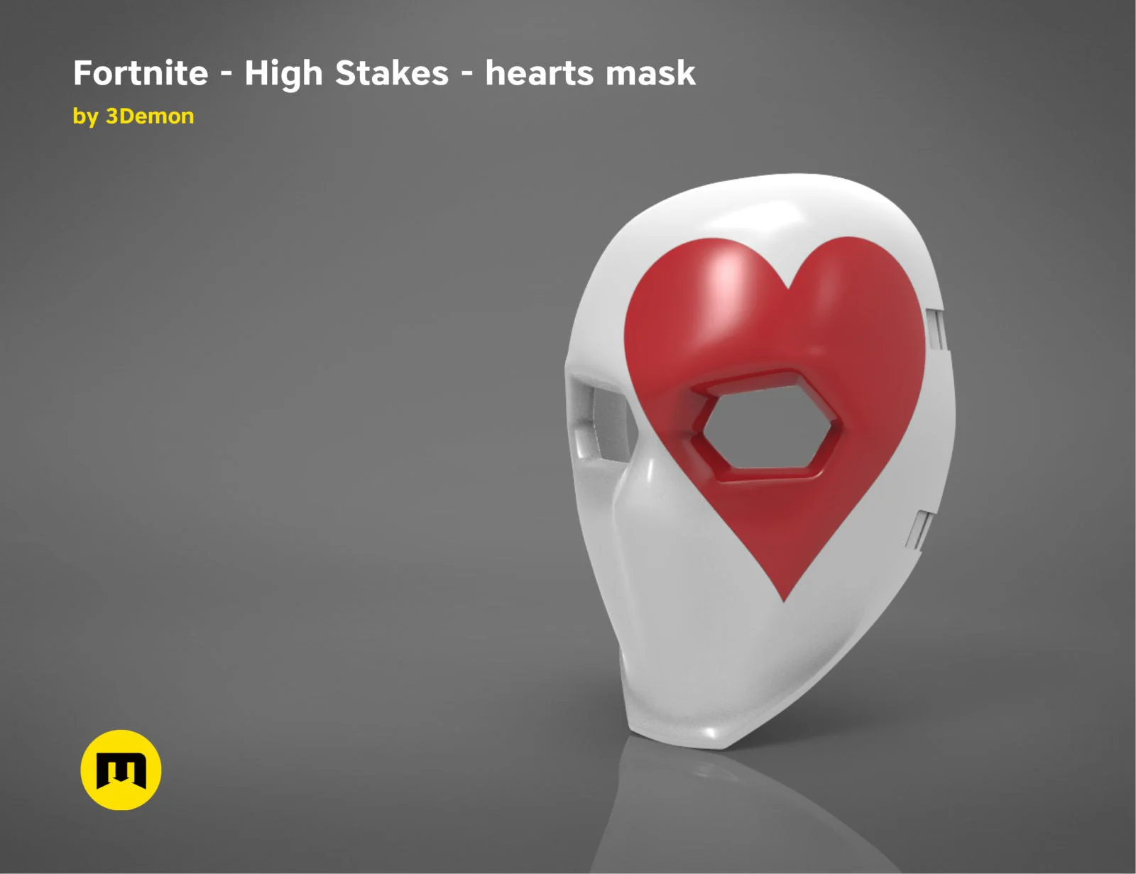 Fortnite - High Stakes - Wild Card masks bundle 3D print model - Image 3