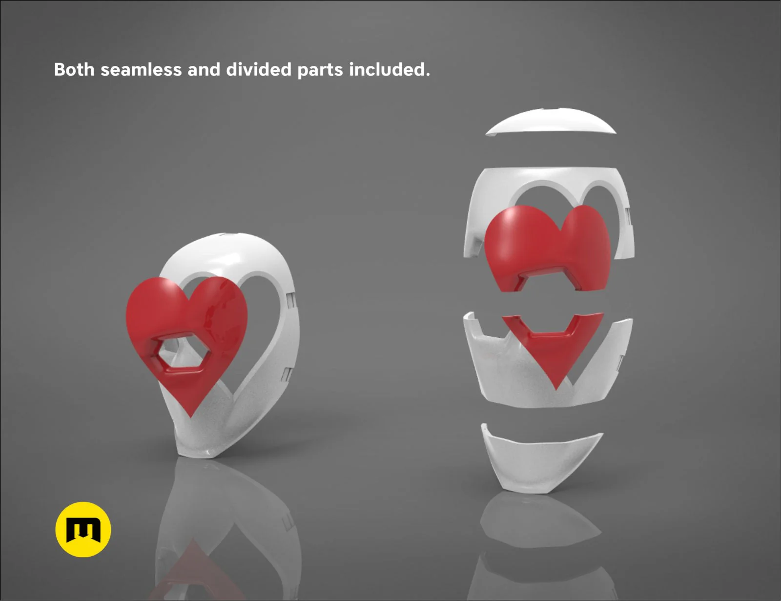 Fortnite - High Stakes - Wild Card masks bundle 3D print model - Image 4