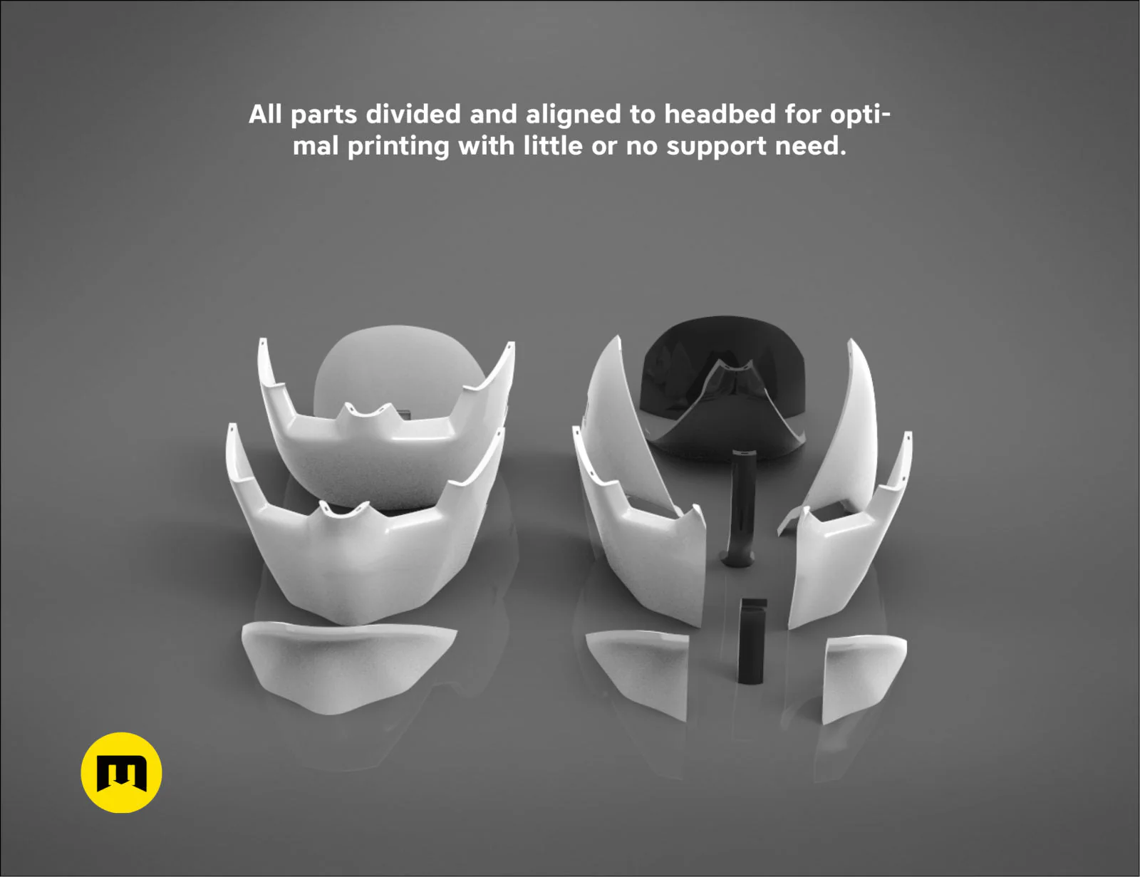 Fortnite - High Stakes - Wild Card masks bundle 3D print model - Image 7