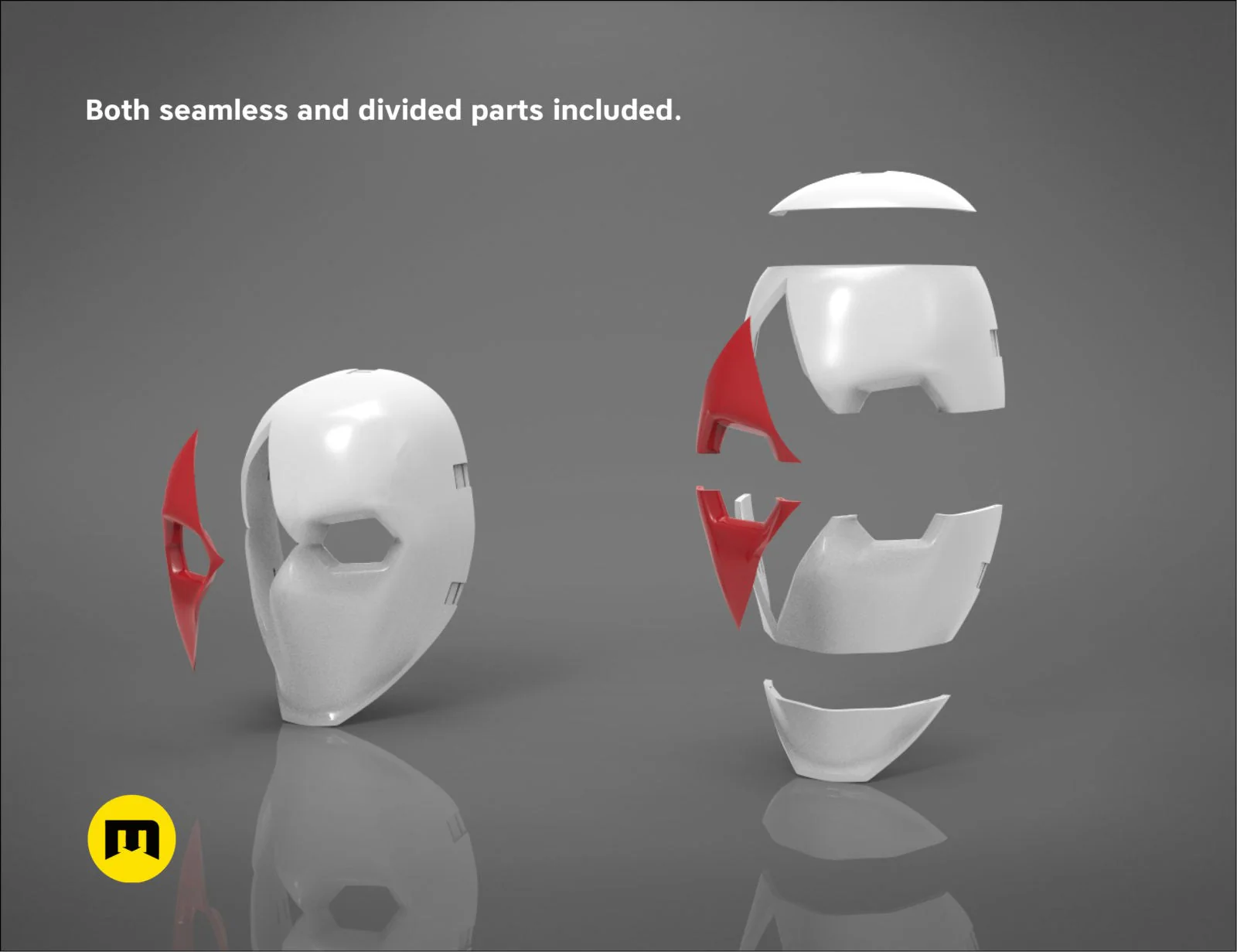 Fortnite - High Stakes - Wild Card masks bundle 3D print model - Image 9