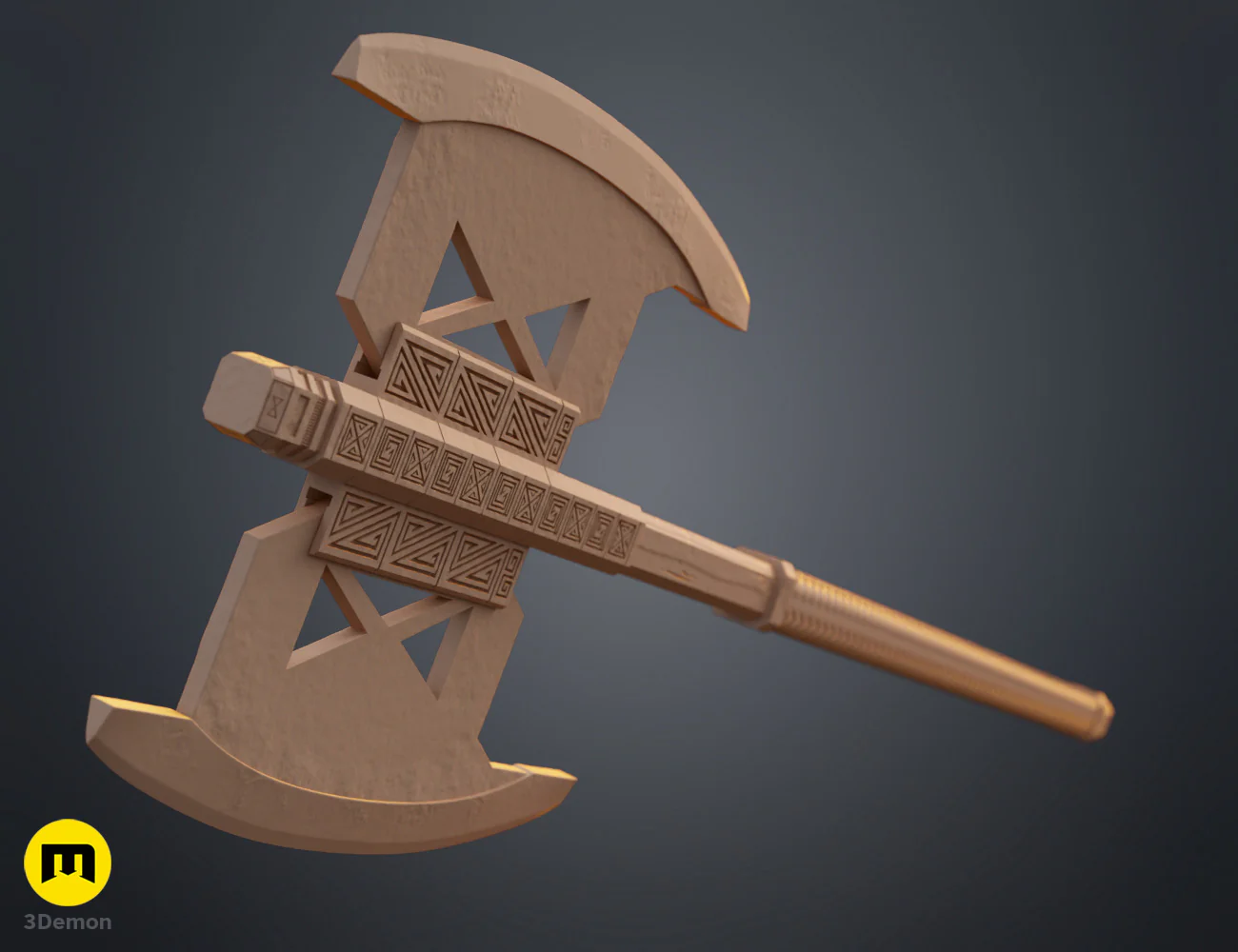 Gimli Double Bladed Battle Axe - Lord of the Rings - Image 11