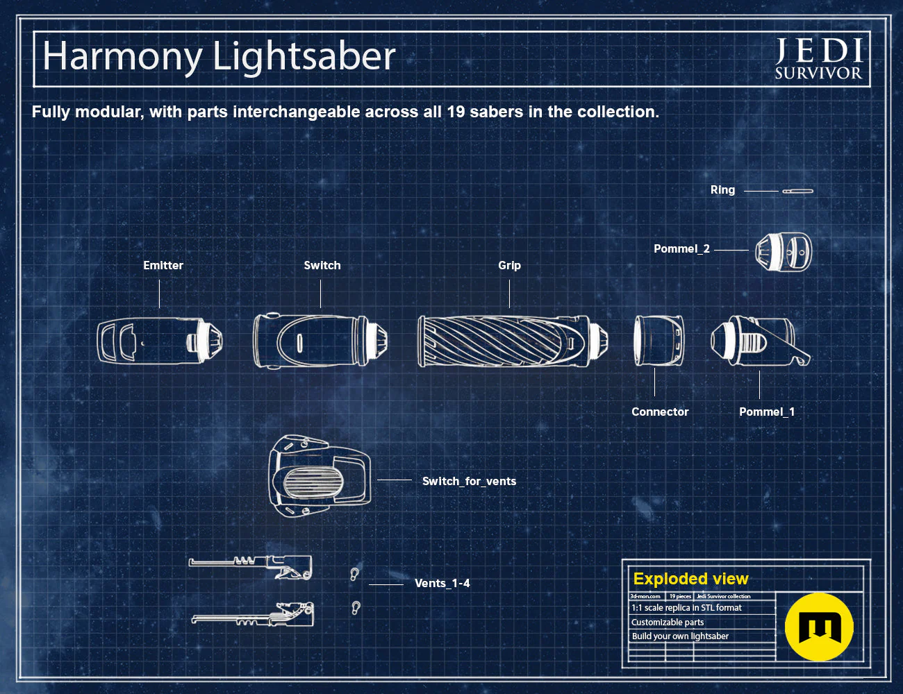 Harmony Lightsaber - Jedi Survivor - Image 3