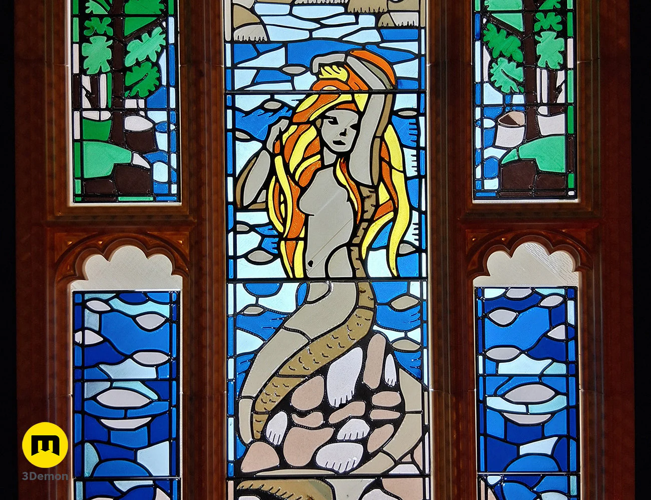 Harry Potter Bathroom Stained Glass Window - Image 3