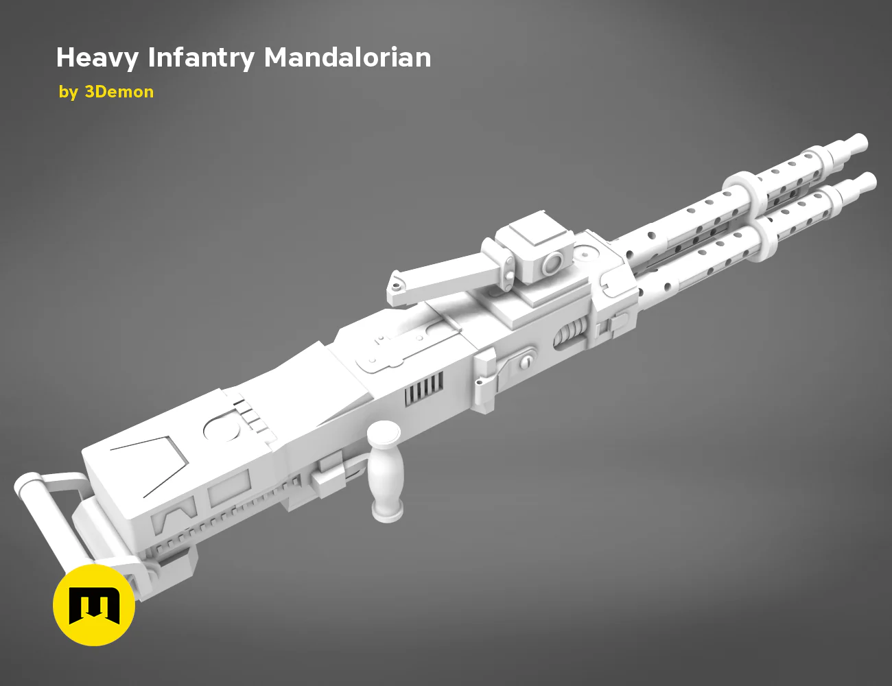 Heavy Infantry Mandalorian Blaster Cannon Paz Vizsla - Image 11