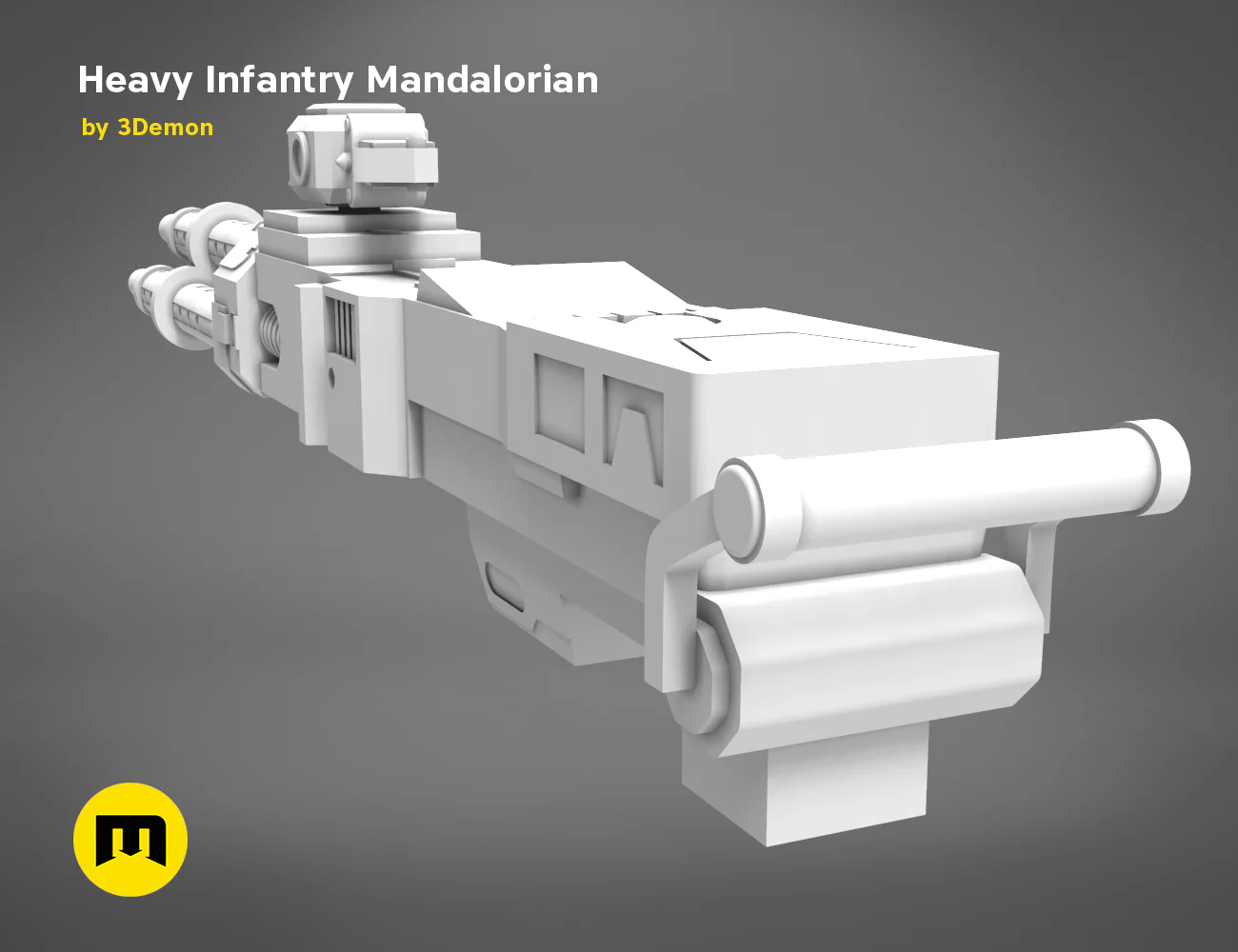 Heavy Infantry Mandalorian Blaster Cannon Paz Vizsla - Image 13