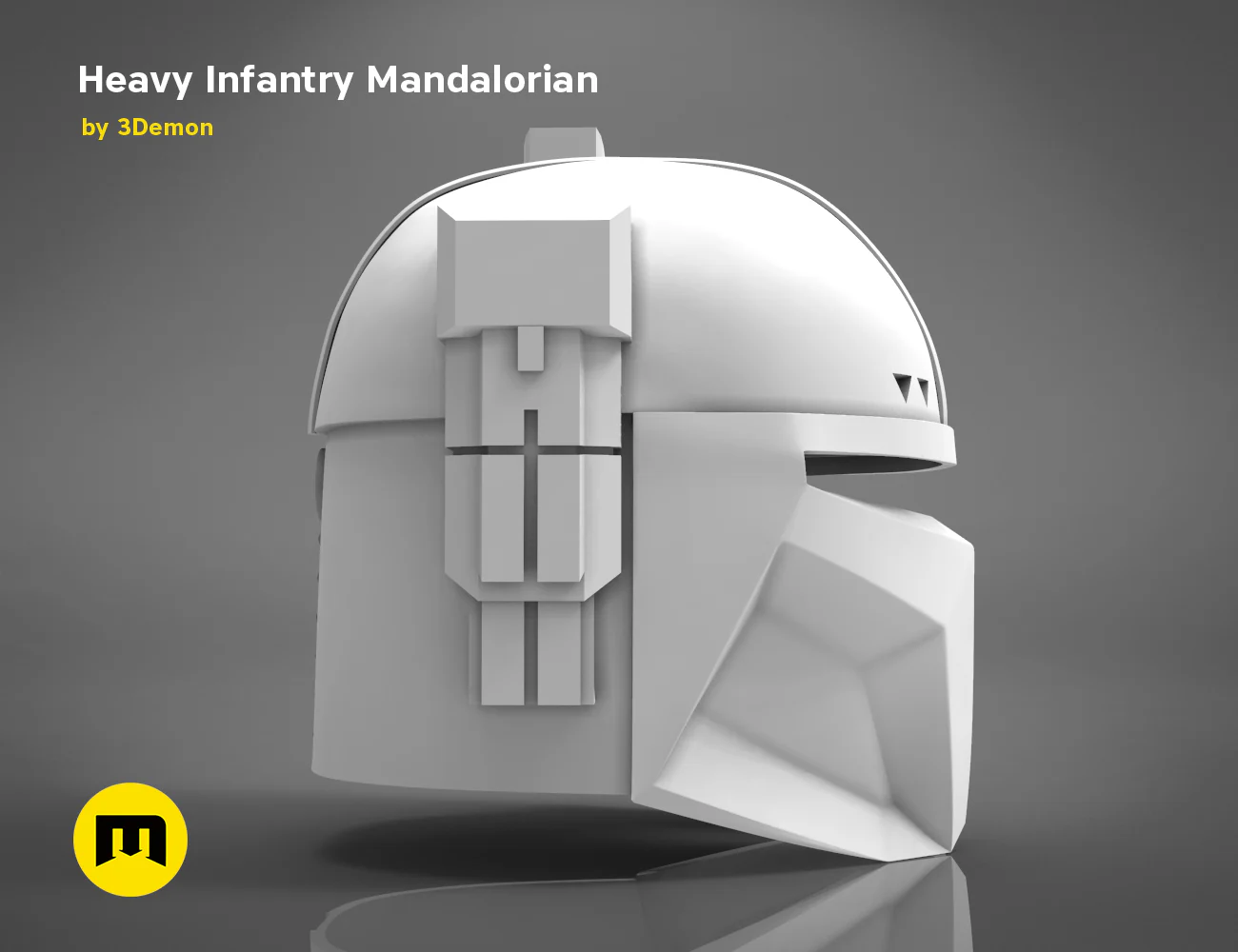 Heavy Infantry Mandalorian Helmet - Image 10