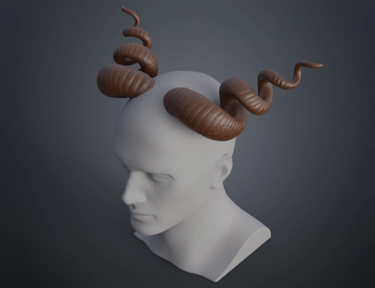 Helical horns