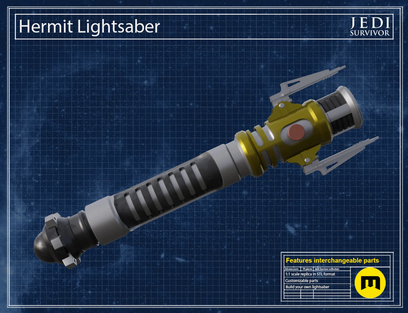 Hermit (Obi-Wan) Lightsaber - Jedi Survivor