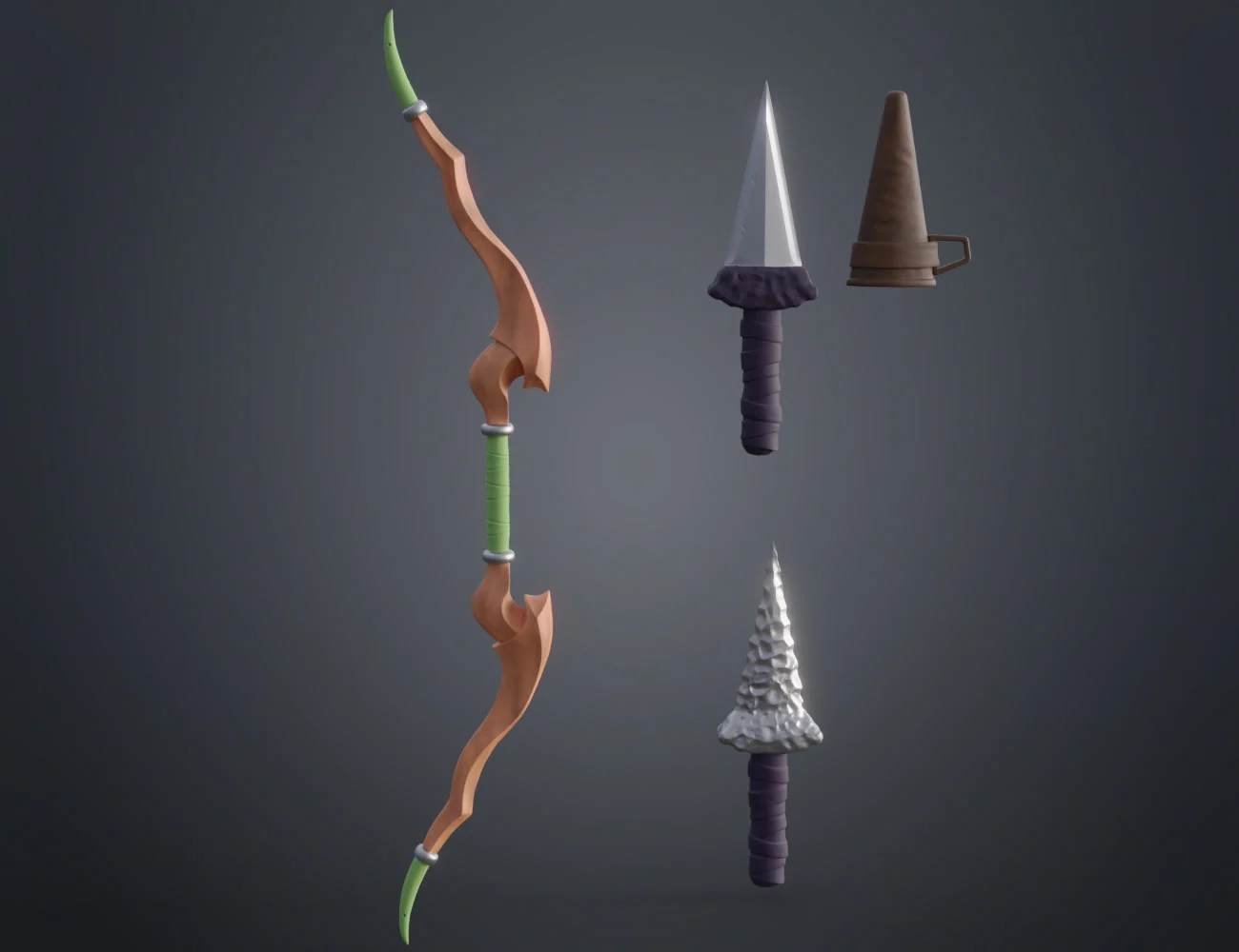 High elf Archer´s bow + dagger Goblin Slayer