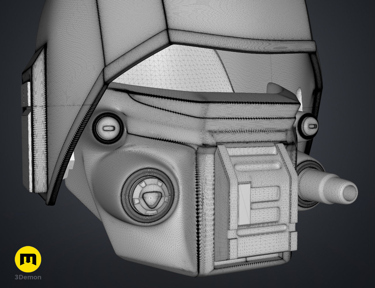 HK-87 Droid Helmet - Star Wars - Image 22