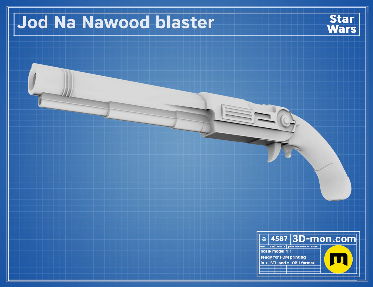 Jod Skeleton Crew blaster - Image 11