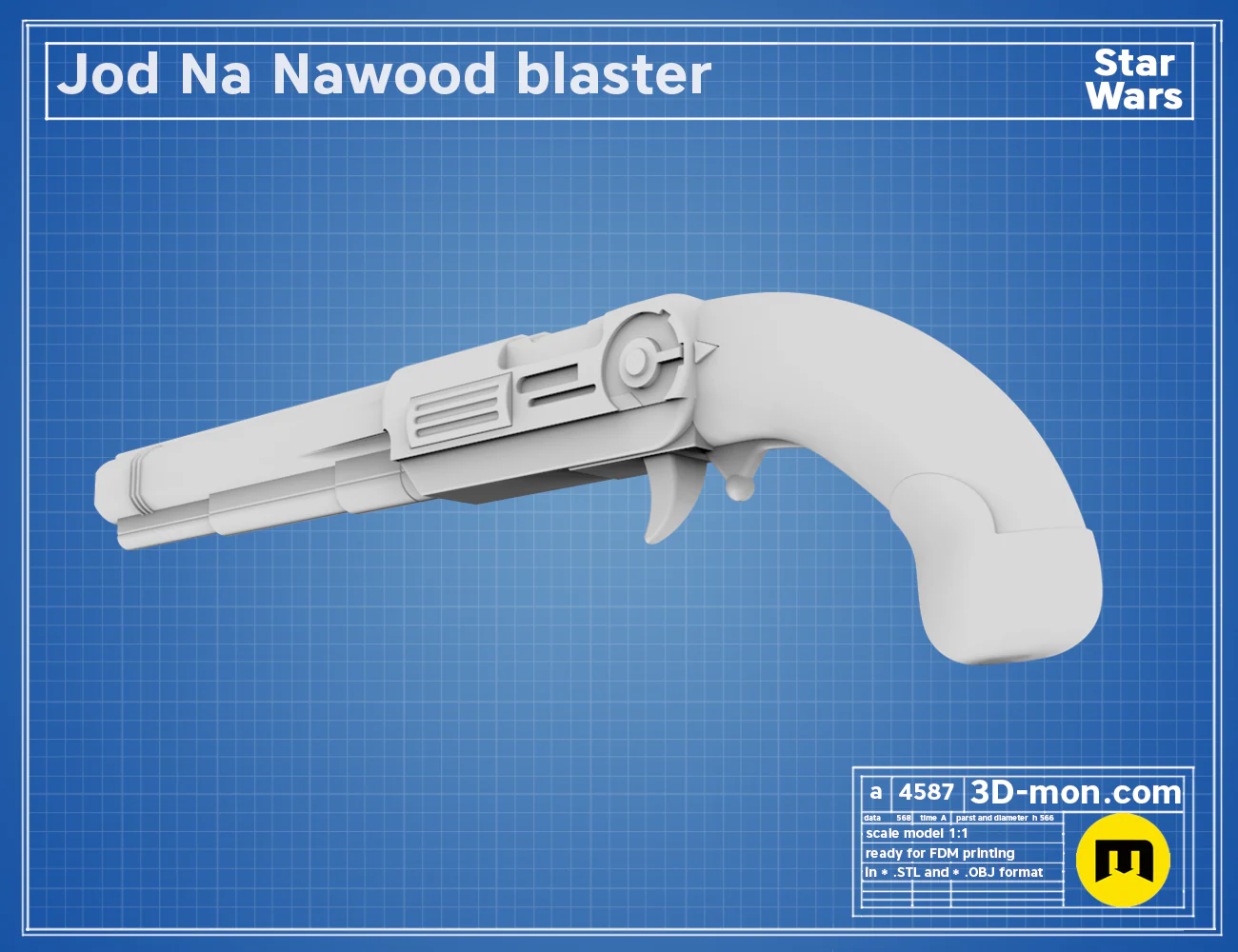 Jod Skeleton Crew blaster - Image 14