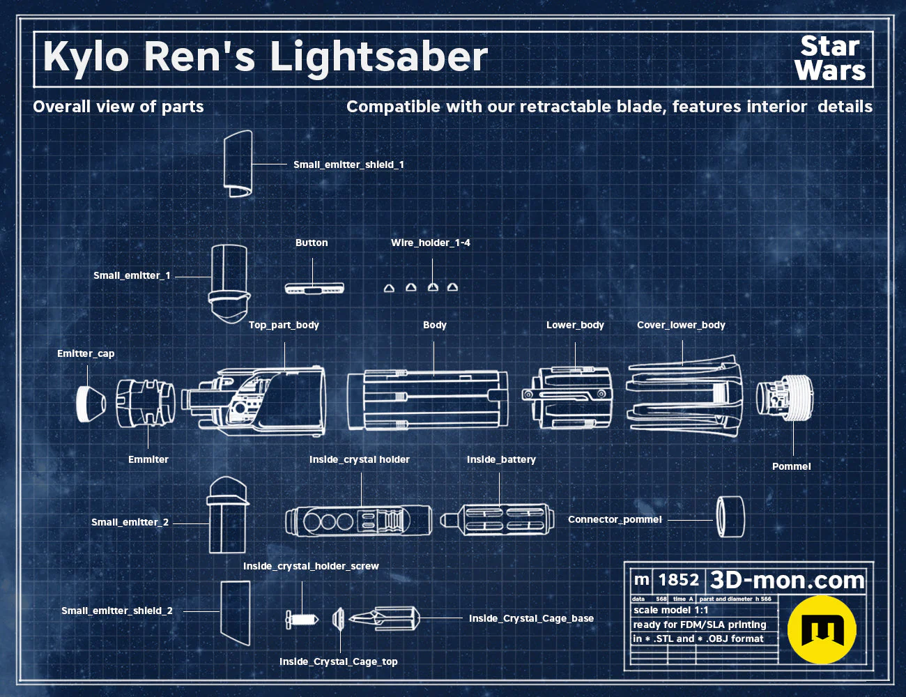 Kylo Ren lightsaber - Image 3