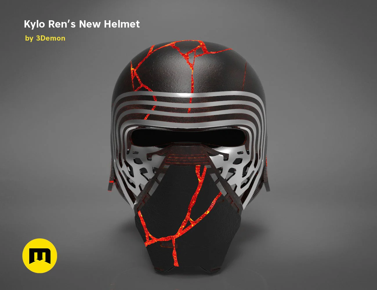 The Kylo Ren helmet destroyed - Star Wars - Image 5