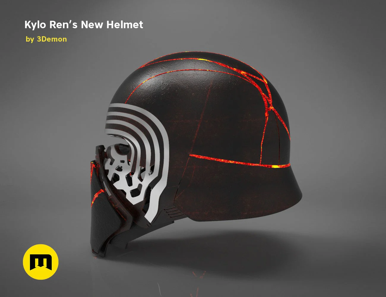 The Kylo Ren helmet destroyed - Star Wars - Image 7