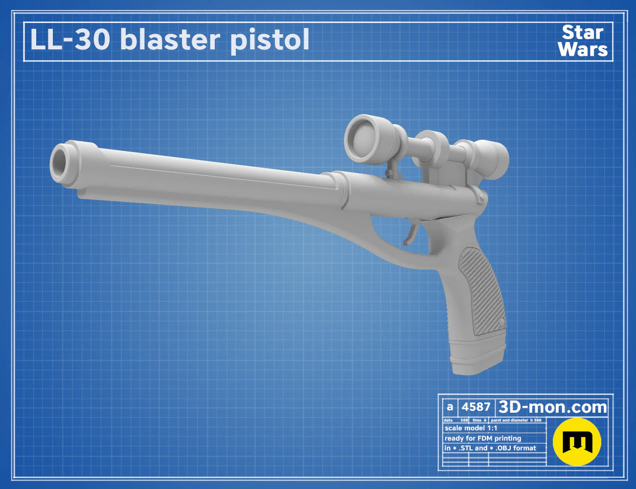 LL-30 Cad Bane Blaster - Image 3