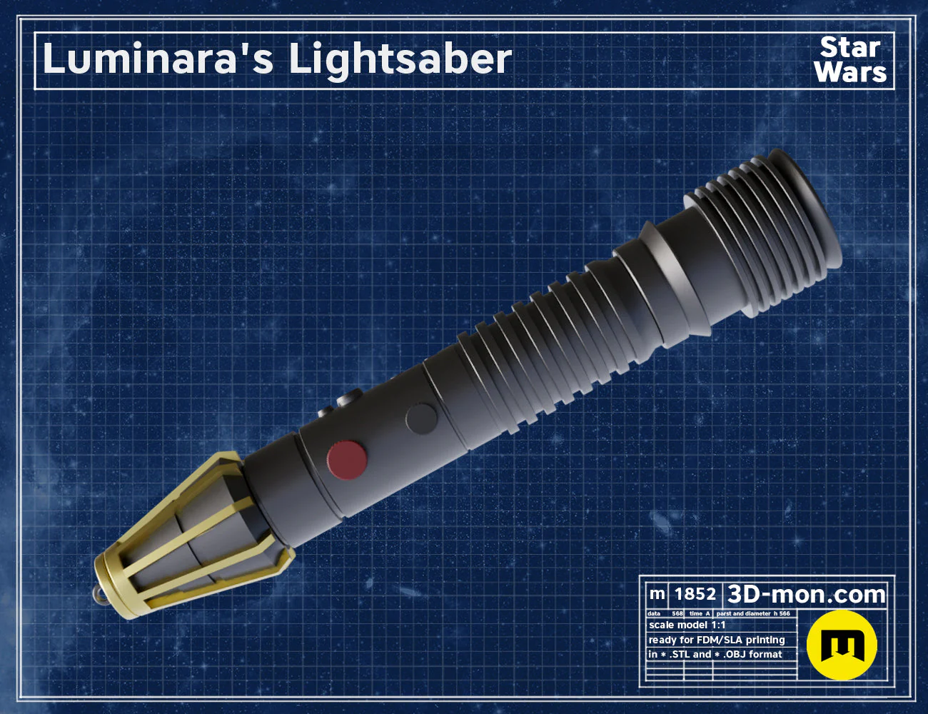 Luminara Unduli's lightsaber - Image 2