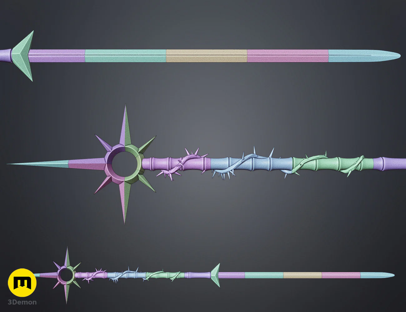 Lythienne Dark Enchantress Staff - Lords of the Fallen - Image 5