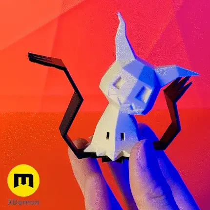 Mimikyu Low Poly Pokemon - Image 13