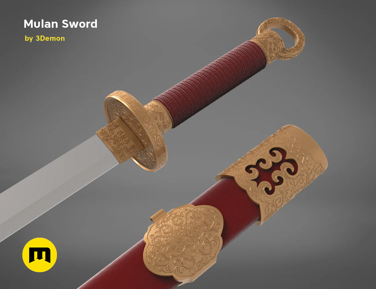 Mulan Sword and Sheath - Image 10