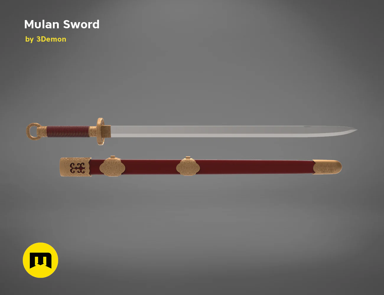 Mulan Sword and Sheath - Image 8
