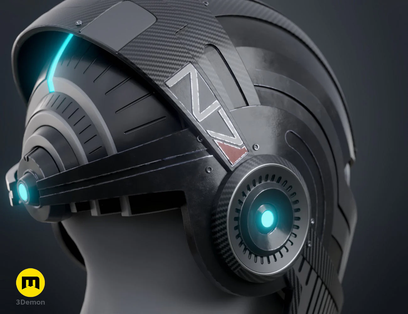 N7 Helmet - Mass Effect - Image 4