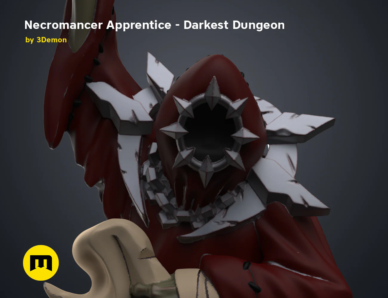 Necromancer Apprentice DnD Figure - Darkest Dungeon - Image 6