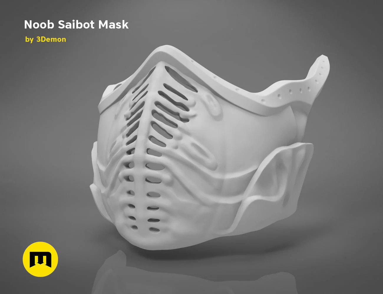 Noob Saibot's Mask - MK 11 - Image 5