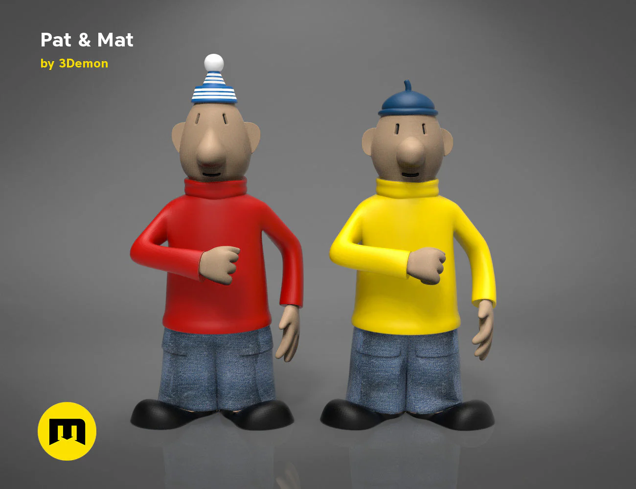 Pat & Mat Figures - Image 6