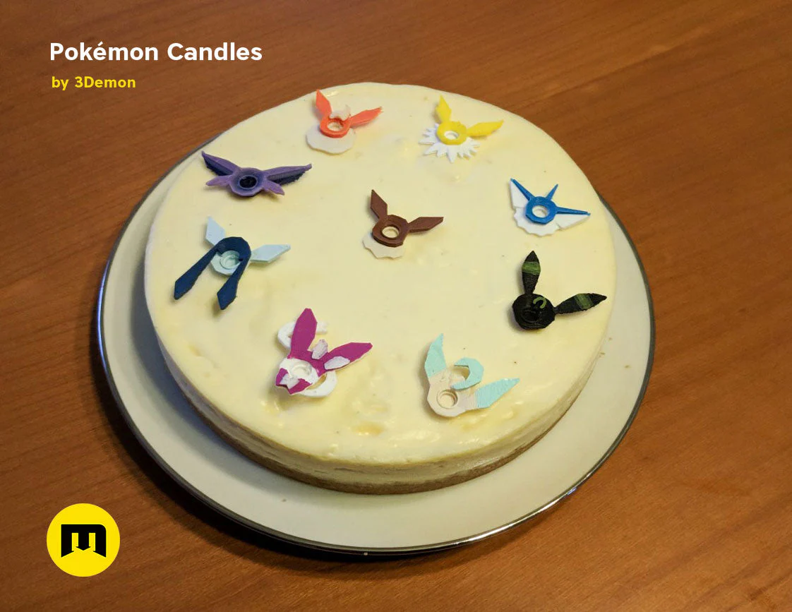 Pokemon - Eeveelutions and Pikachu birthday candles - Image 10