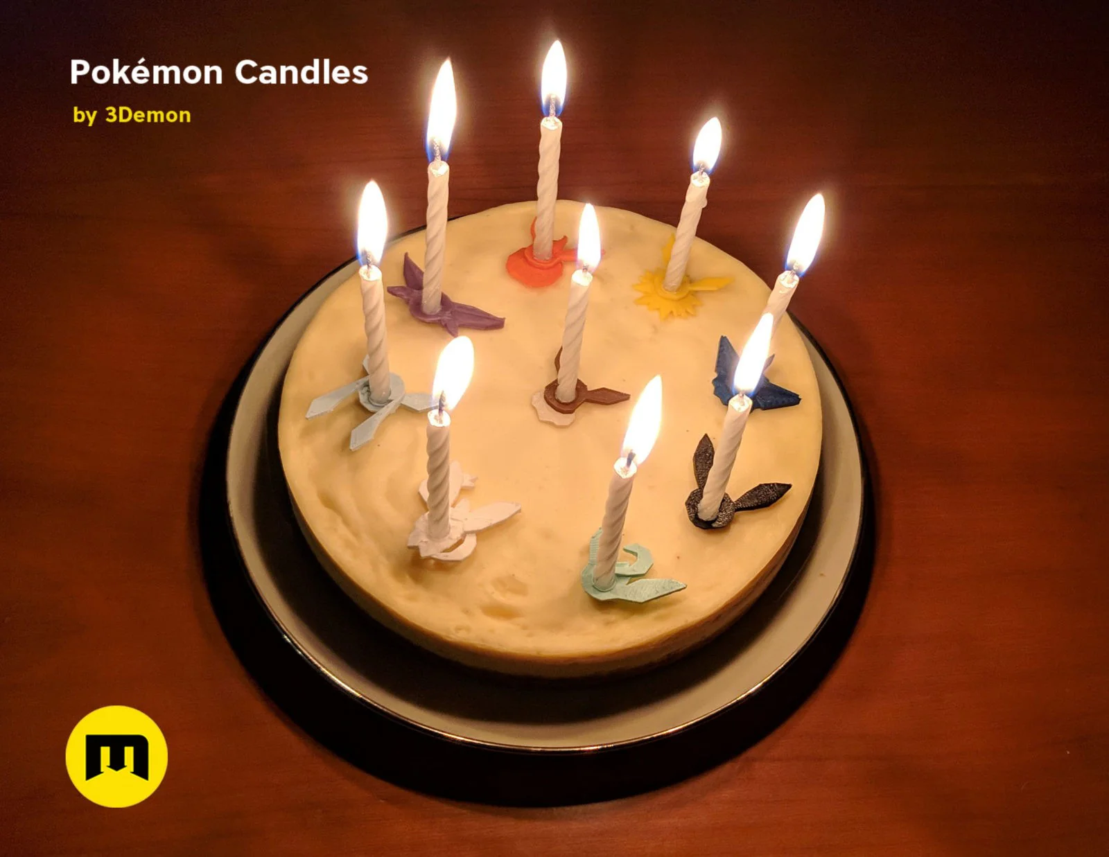 Pokemon - Eeveelutions and Pikachu birthday candles - Image 2