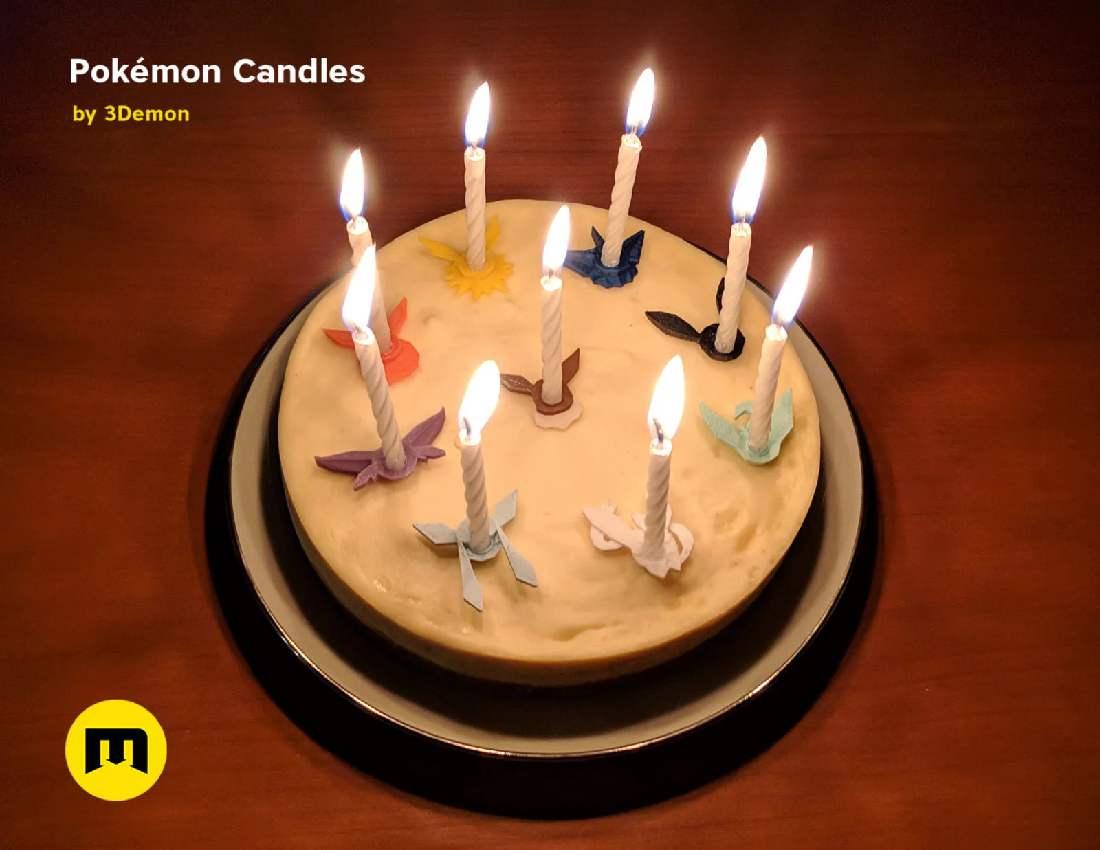 Pokemon - Eeveelutions and Pikachu birthday candles - Image 21
