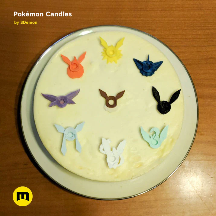 Pokemon - Eeveelutions and Pikachu birthday candles - Image 4