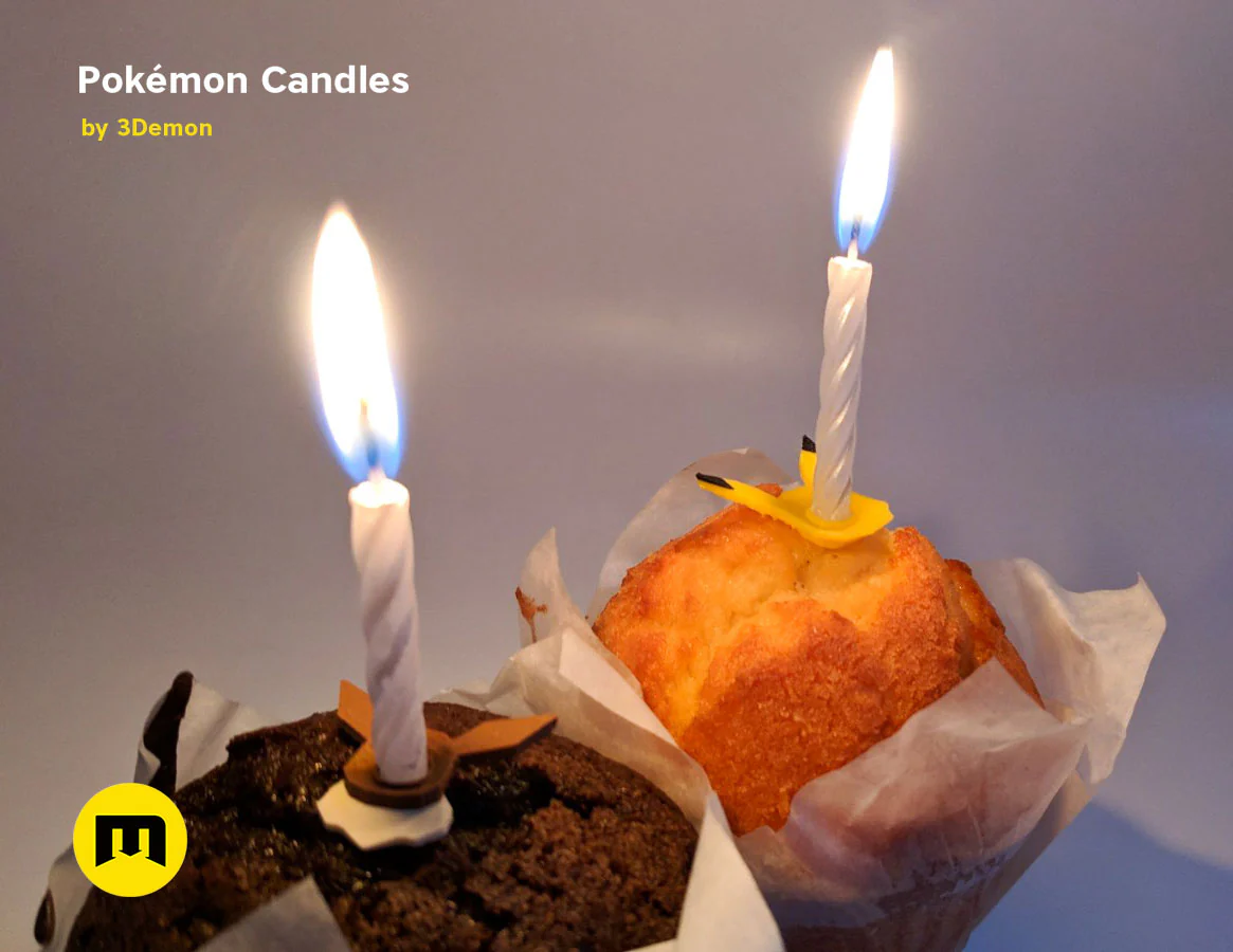 Pokemon - Eeveelutions and Pikachu birthday candles - Image 6