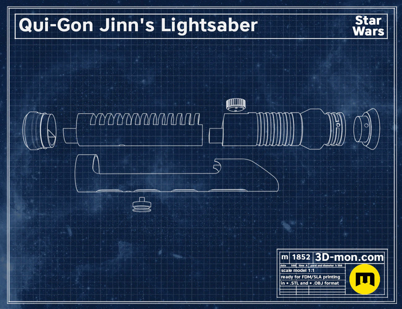 Qui-Gon Jinn's lightsaber - Star Wars - Image 3