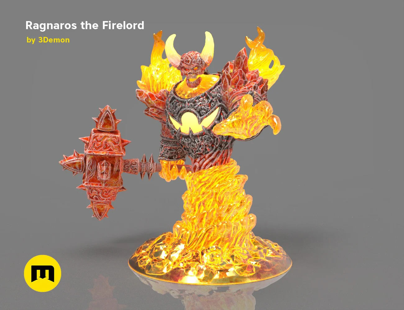 Firelord Figure and Lamp - Ragnaros - Image 24