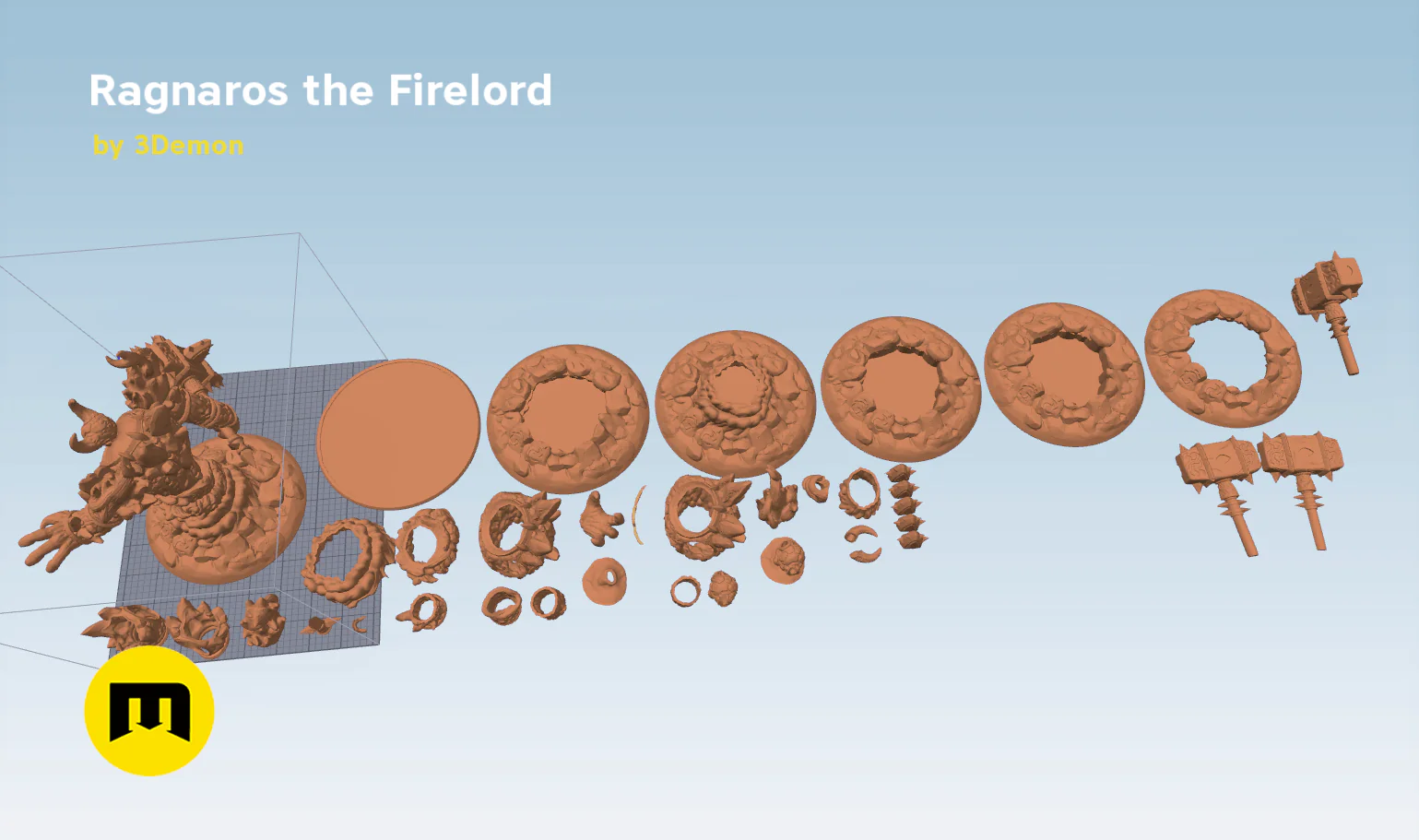Firelord Figure and Lamp - Ragnaros - Image 9