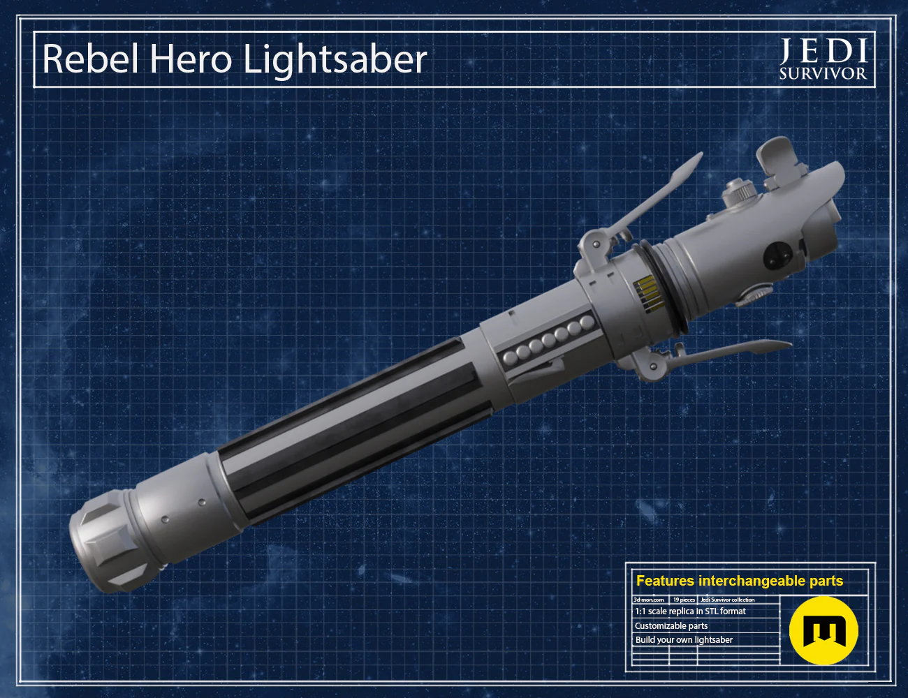 Rebel Hero (Luke) Lightsaber - Jedi Survivor - Image 2