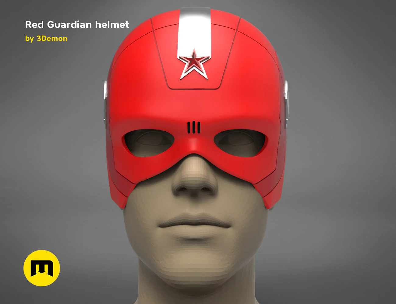 Red Guardian helmet - Image 3