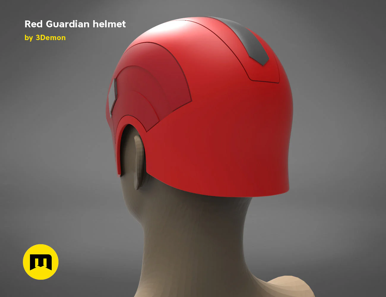 Red Guardian helmet - Image 4