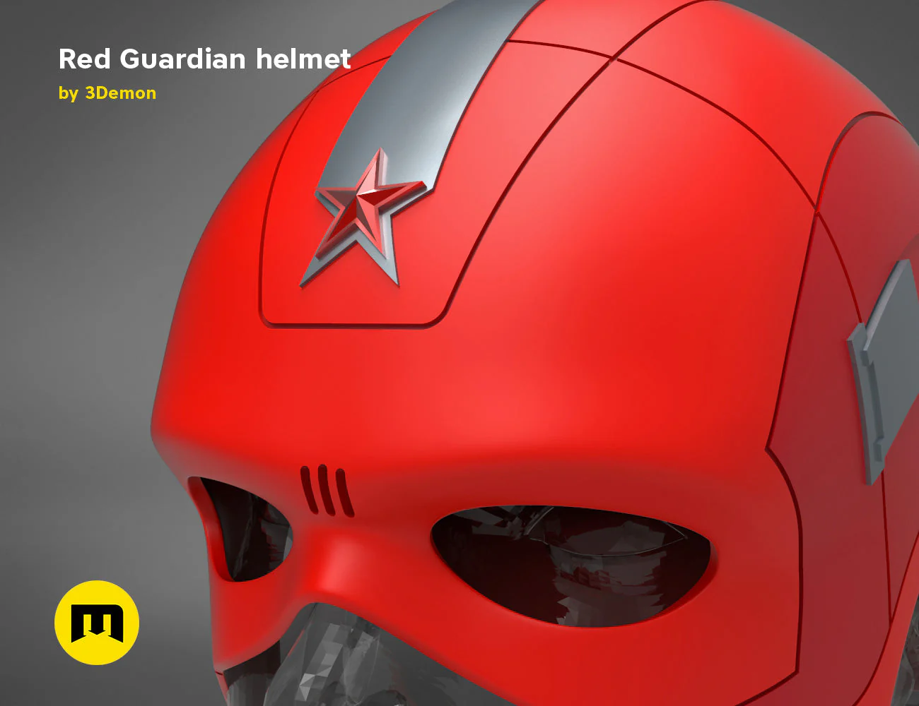 Red Guardian helmet - Image 7