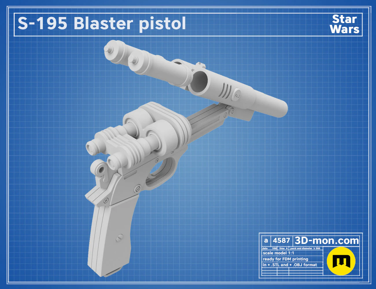 S-195 Qi'ra Blaster - Image 12